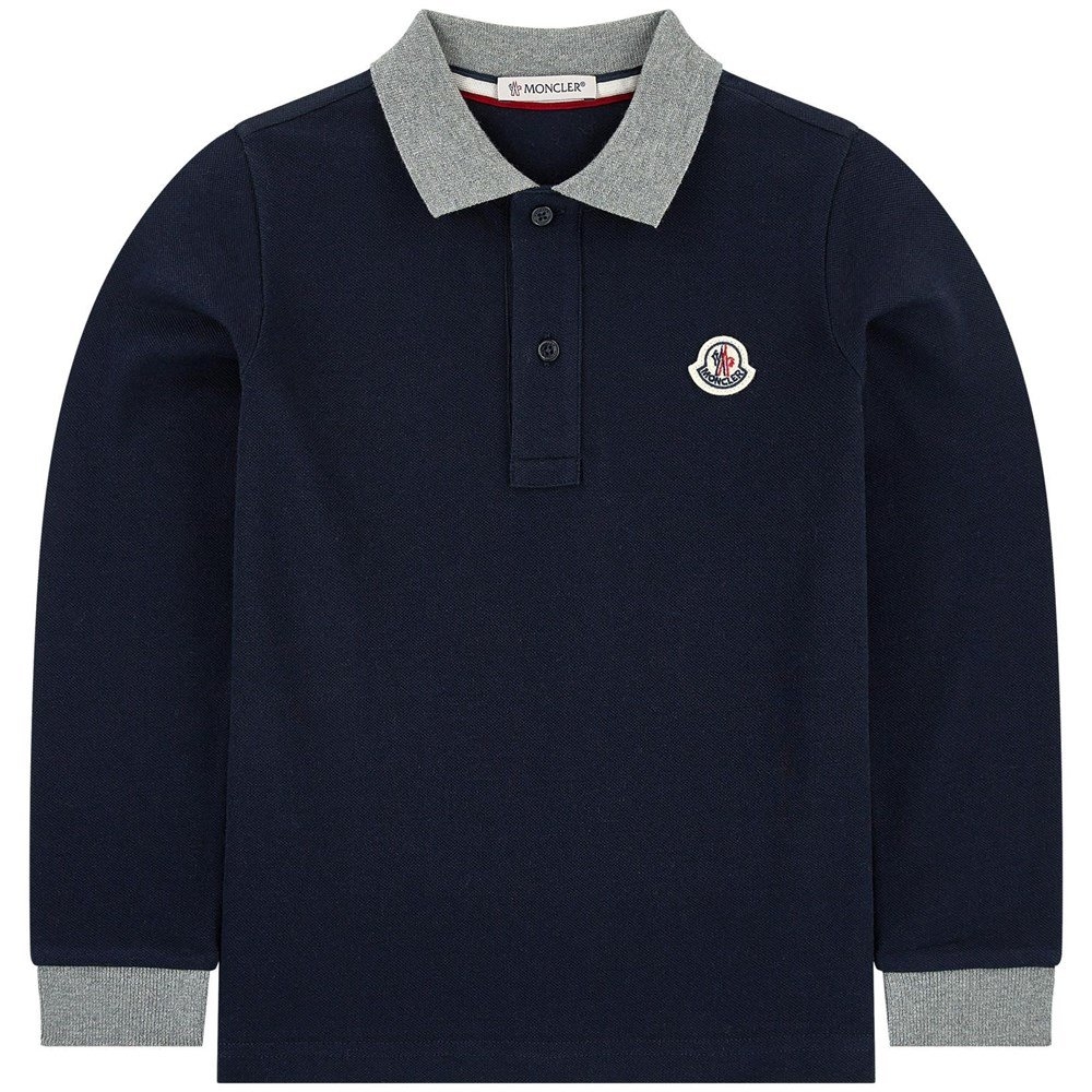 moncler maglia polo manica lunga