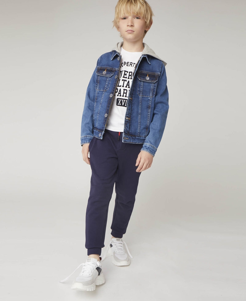 Camiseta Ni o ZADIG VOLTAIRE Blanca XVI Ro Infantil