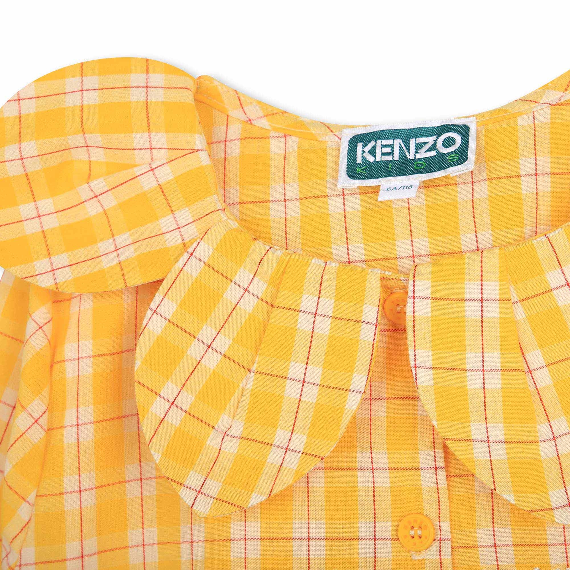 Blusa Ni a KENZO Cuello P talos Ro Infantil