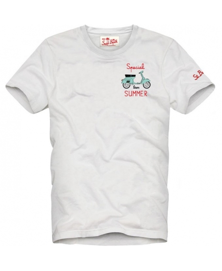 Camiseta Niño MC2 SAINT BARTH Special Summer Blanco