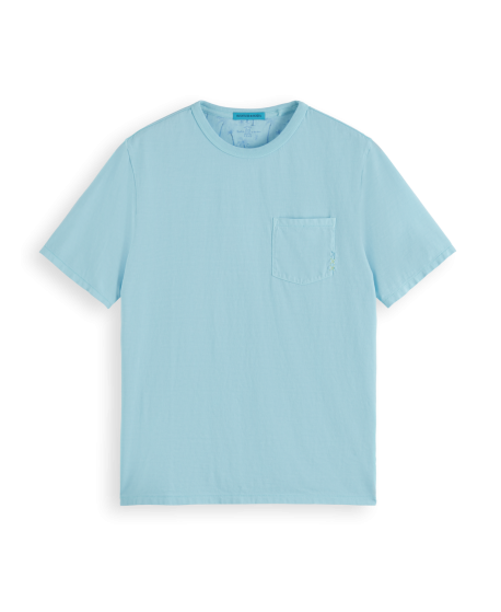 Camiseta SCOTCH AND SODA Washed Neon Blue