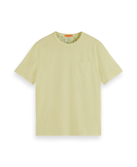 Camiseta SCOTCH AND SODA Washed neon Yellow
