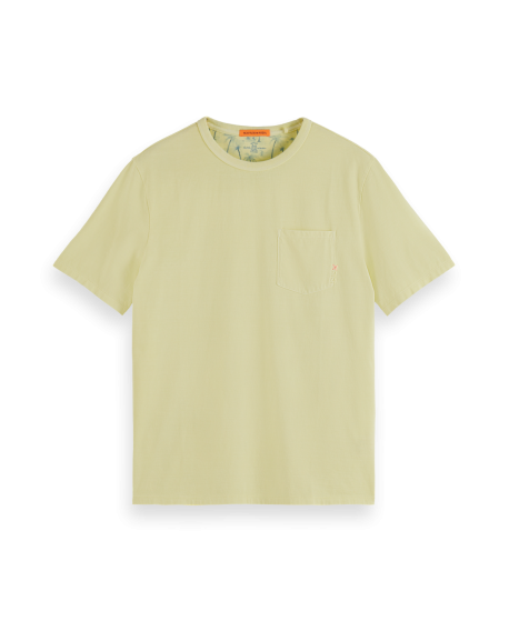 Camiseta SCOTCH AND SODA Washed neon Yellow